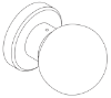 Picture of 09-401 Exterior Lever, w/Retaining Clip & Insertion Tool, For L Series