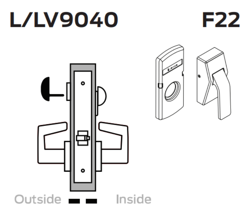Picture of L9040 Bath/bedroom privacy lock