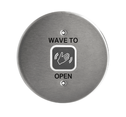 Picture of 8310-810R Touchless Actuator, Round, Wave Icon and Text