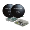 Picture of 8310-3813RW Touchless Actuator, Black round, Wave Icon and Text Kit