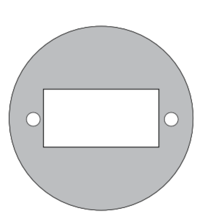 Picture of 8310-3856WS Actuator, Wall Mount, Logo, Wireless, Surface, 4-1/2" Round