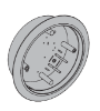 Picture of 8310-3856TWF Actuator, Wall Mount, Logo, Text, Wireless, Flush, 4-1/2" Round