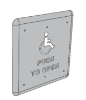 Picture of 8310-853T Actuator, Wall Mount, Logo, Text, 4-3/4" x 4-3/4"