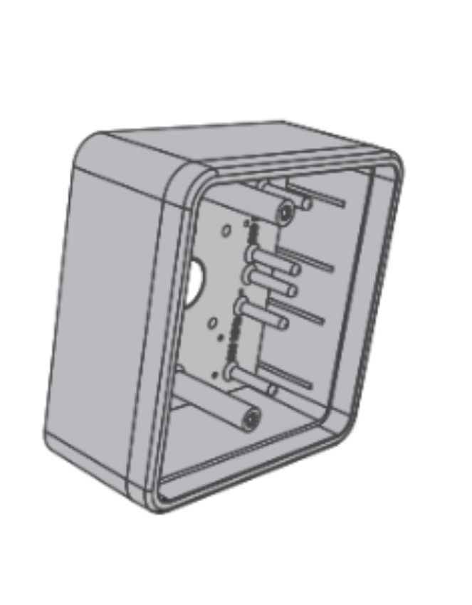 Picture of 8310-3853TWS Actuator, Wall Mount, Logo, Text, Surface, 4-3/4" x 4-3/4"