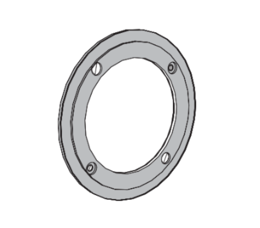Picture of 8310-3852TWF Actuator, Wall Mount, Logo, Text, Wireless, Flush, 6" Round