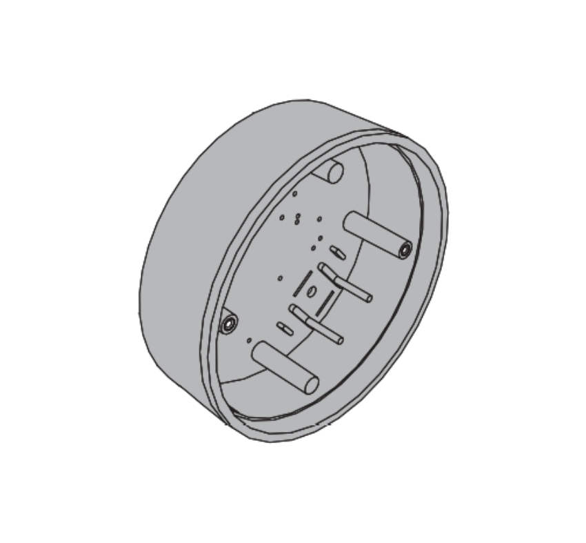Picture of 8310-868S Surface Mount Box,  4-1/2" Round