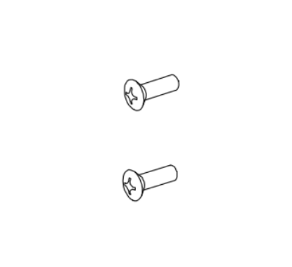 Von Duprin 900507 5547WDC center case mounting package with two mounting screws