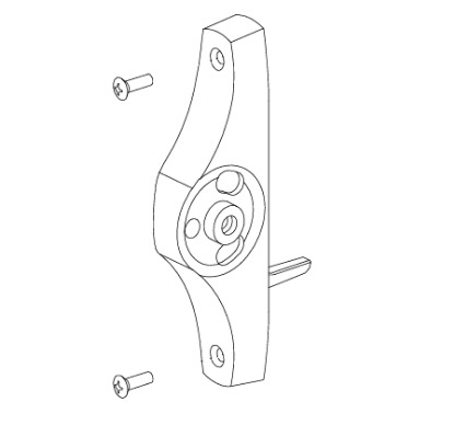 Von Duprin 050195 5547WDC LHR center case kit for 55 Series exit devices