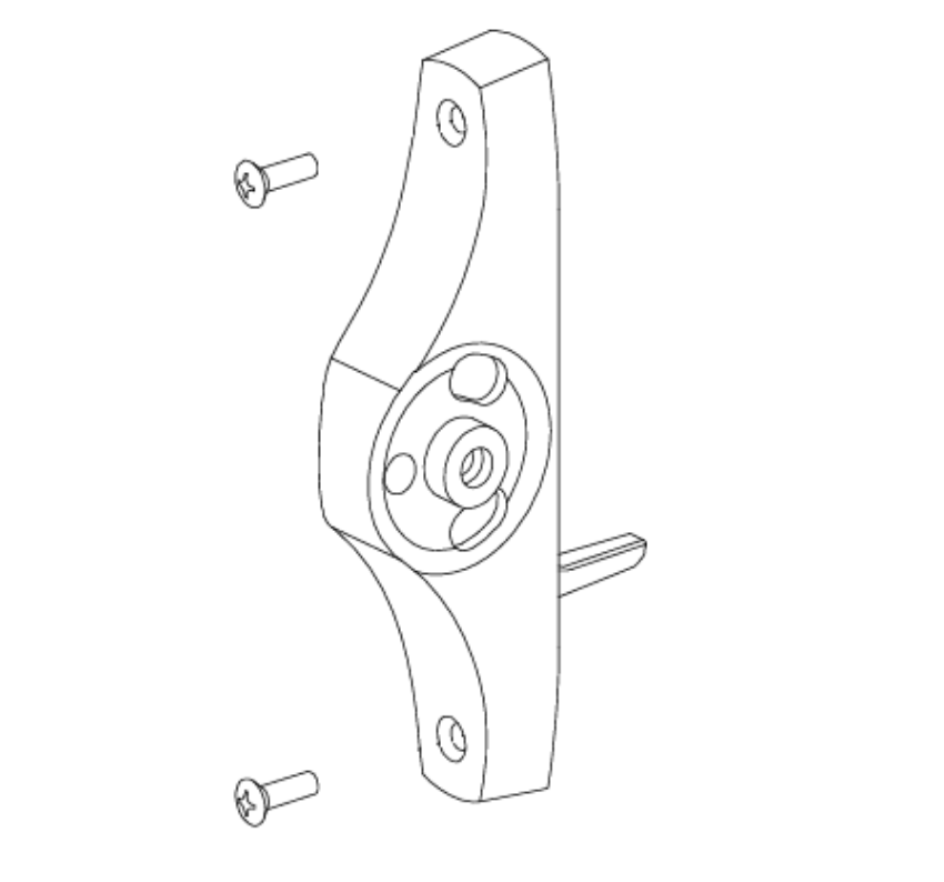 Von Duprin 050195 5547WDC LHR center case kit for 55 Series exit devices