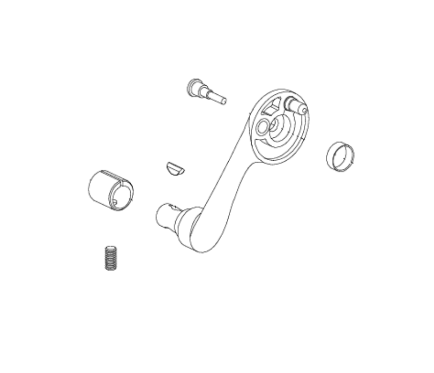 Von Duprin 050139 5547-F/75-F RH Lever Arm Kit genuine OEM replacement part