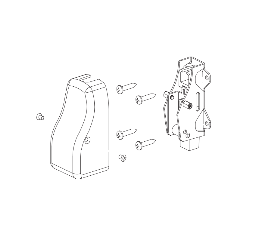 Von Duprin 050469 8827-F Bottom Latch Kit with Cover