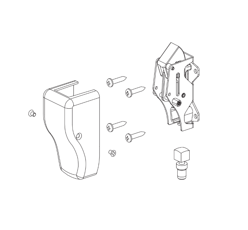 Von Duprin 050473 8827 PL Top Latch Kit with Cover