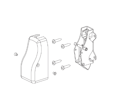 Von Duprin 050479 8827 PL Bottom Latch Kit w/Cover