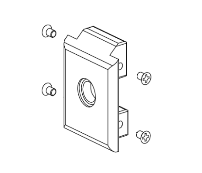 Von Duprin 050278 8847-F Release Guide Cover with Screws Von Duprin 050278 8847-F Release Guide Cover with Screws