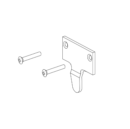 Von Duprin 900614 5547-F Flush Transom Release Bracket with Screws