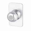 Von Duprin 210K-BE knob blank escutcheon in US26 Bright Chrome