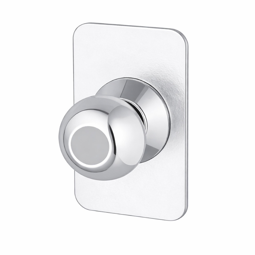 Von Duprin 210K-BE knob blank escutcheon in US26 Bright Chrome