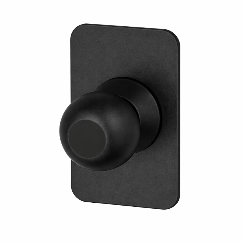 Von Duprin 210K-BE knob blank escutcheon in 315 Black Anodized