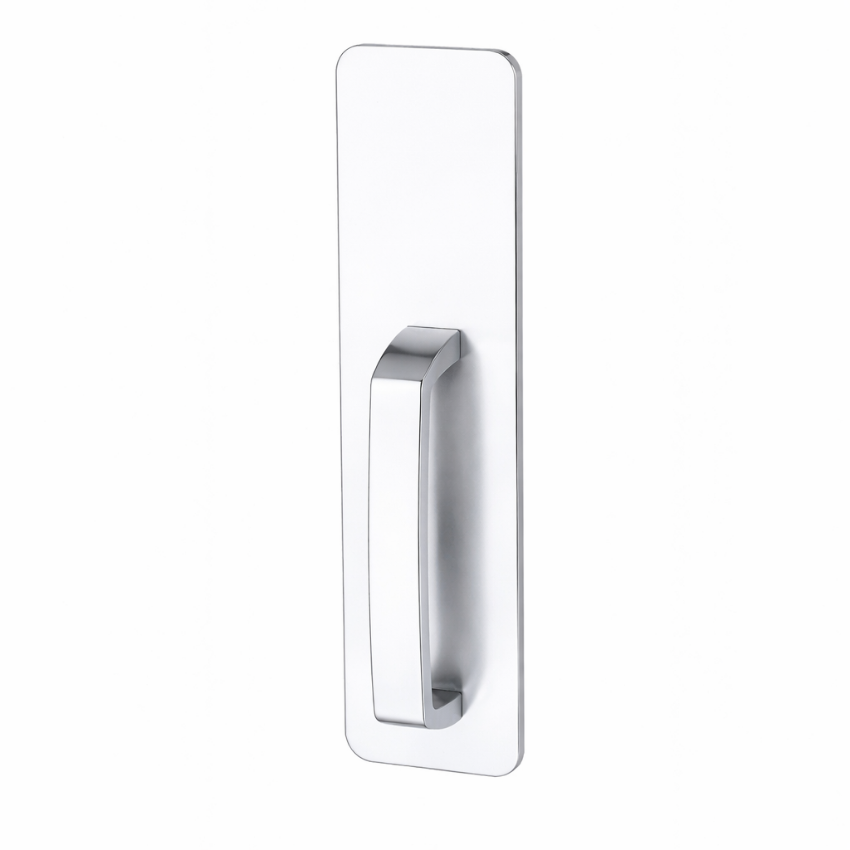 Von Duprin 230DT dummy trim in US26 Bright Chrome