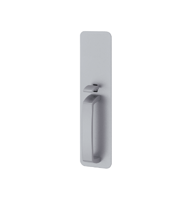 Von Duprin 230TP-BE thumbpiece blank escutcheon in US28 Satin Aluminum