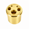 Von Duprin 110MD-NL night latch optional pull trim in US3 Bright Brass