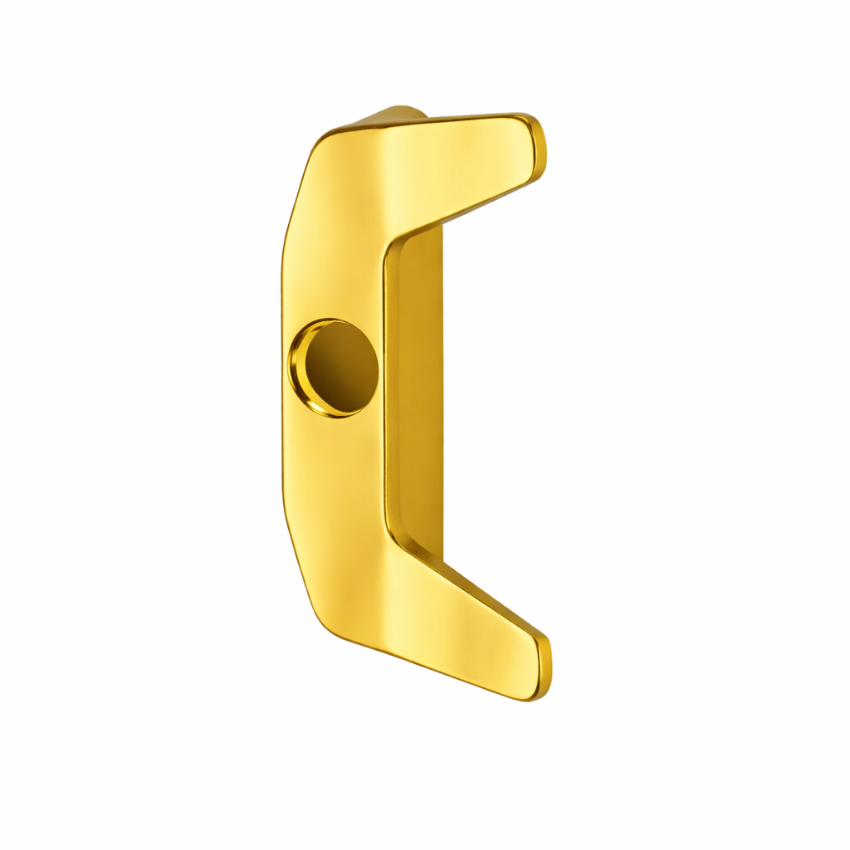 Von Duprin 386NL Night Latch Exit Trim in US3 Bright Brass