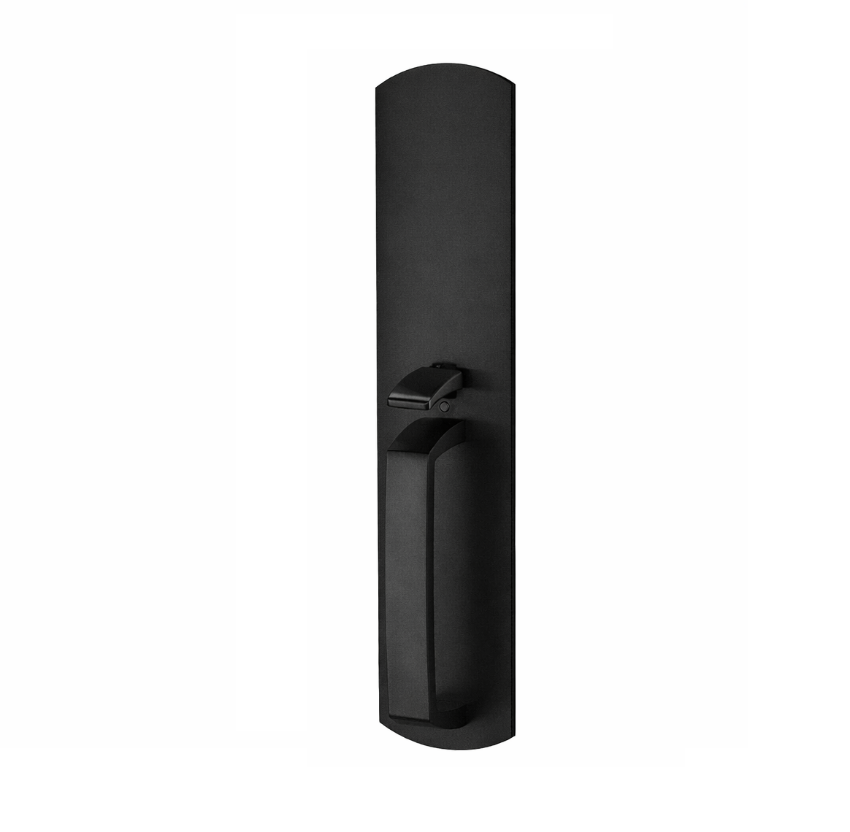 Von Duprin 880TP-BE Thumbpiece Blank Escutcheon in 315 Black Anodized