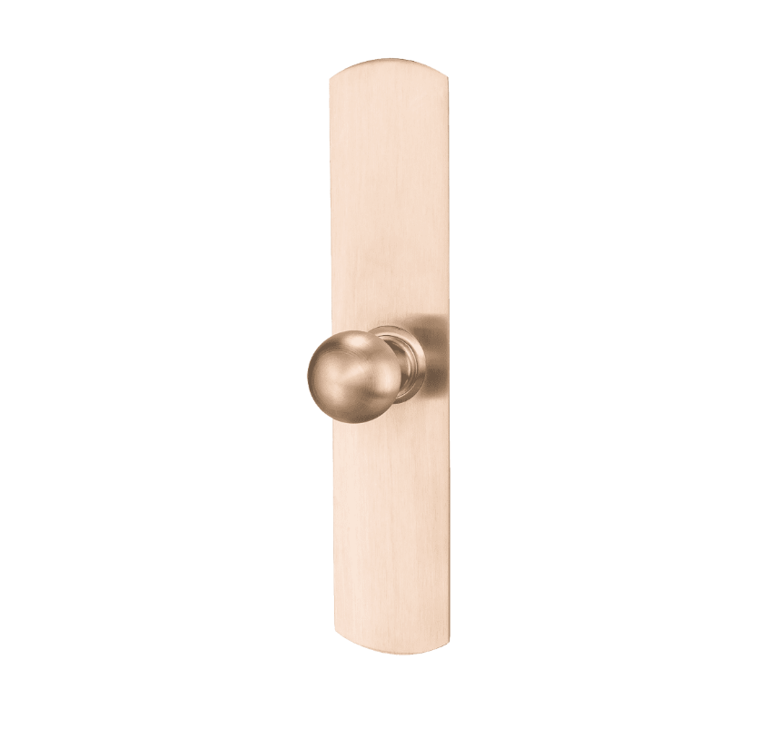 Von Duprin 880K-BE Knob Blank Escutcheon in US10 Satin Bronze