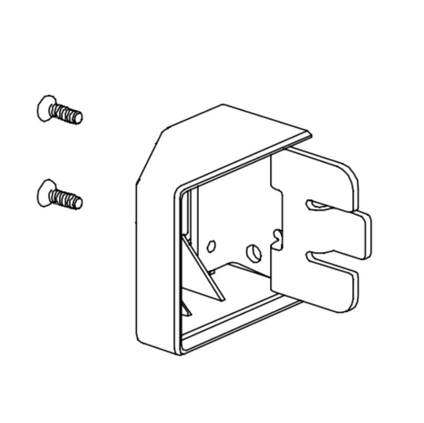 Von Duprin 900397 genuine OEM 22 Metal End Cap Kit for 22 Series Rim Exit Devices