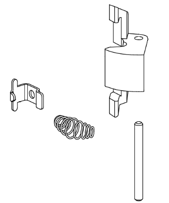 Von Duprin 050352 55 Rim Latch Bolt with Axle and Spring OEM replacement part