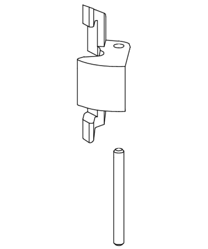 Von Duprin 050353 55 Rim Latch Bolt Axle genuine OEM replacement part