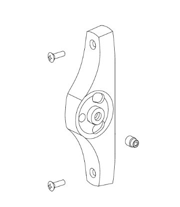 Von Duprin 050196 55 Rim 5575 5547 RHR end case kit genuine OEM replacement part