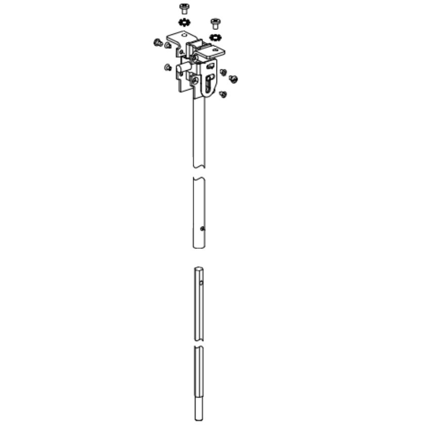 Von Duprin 050373 genuine OEM 5547-F top rod kit for 8 to 10 foot doors