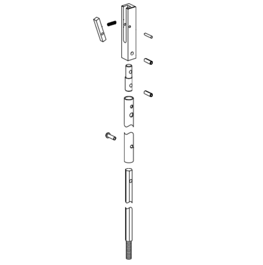 Von Duprin 050374 5547WDC top rod kit for 8 to 10 foot door