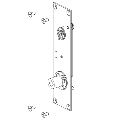 Von Duprin 050201 8827CK-K-NL/K-NL-F genuine OEM backplate conversion kit for 8827 Series exit devices