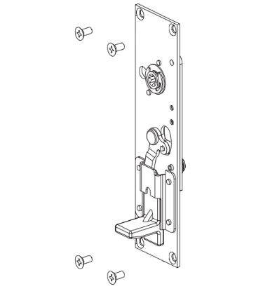 Von Duprin 050202 8827CK-TP-NL/TP-NL-F genuine OEM backplate conversion kit for compatible 8827 and 8827-F exit devices