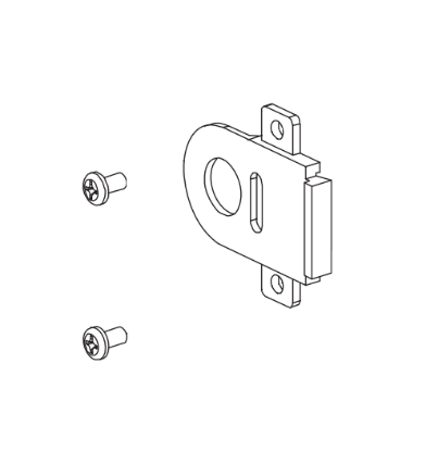 Von Duprin 050260 88 Rim Auxiliary Backplate Von Duprin 050260 88 Rim Auxiliary Backplate