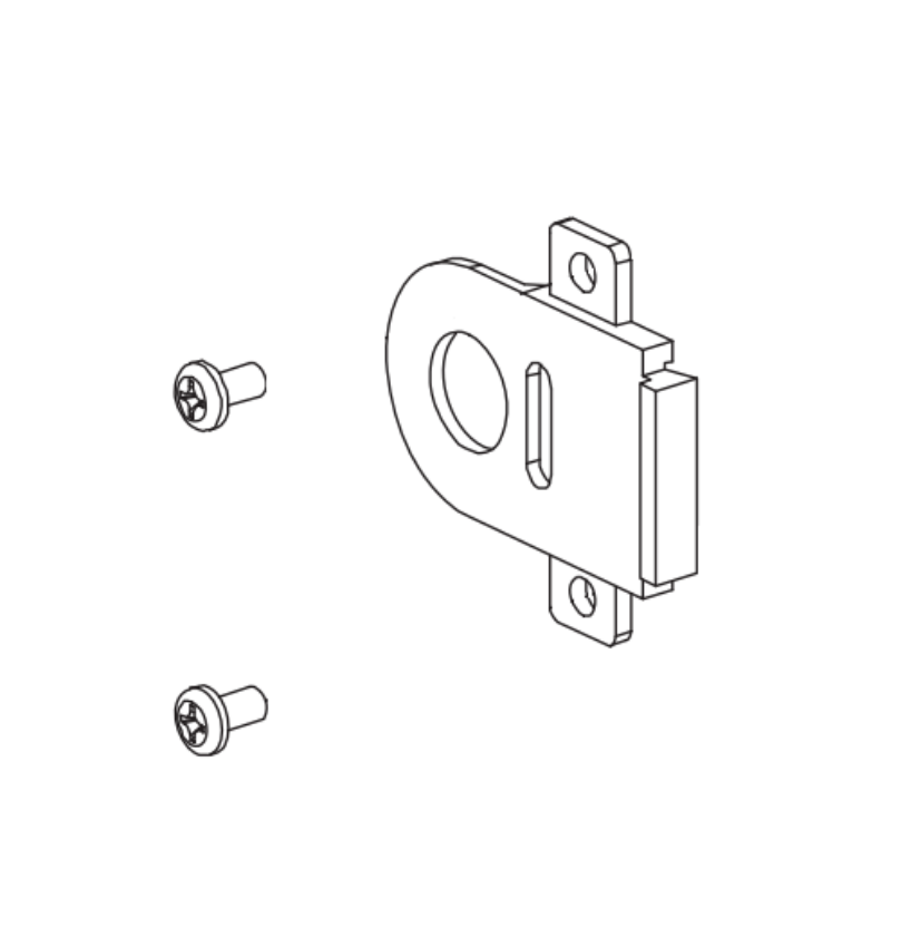Von Duprin 050260 88 Rim Auxiliary Backplate