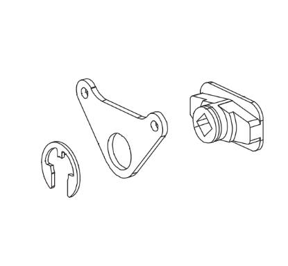 Von Duprin 050506 88K/L-F Knob Cam Bracket Assembly Von Duprin 050506 88K/L-F Knob Cam Bracket Assembly