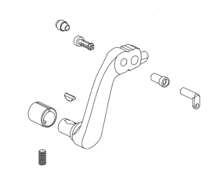 Von Duprin 050438 88 R/M/V RH Lever Arm Kit Von Duprin 050438 88 R/M/V RH Lever Arm Kit