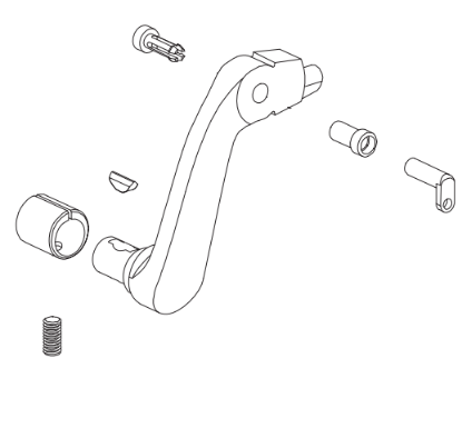 Von Duprin 050440 88-F Rim RH Lever Arm Kit Von Duprin 050440 88-F Rim RH Lever Arm Kit