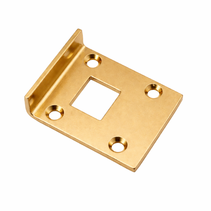 Von Duprin 473U Wood Frame Strike in US4 Satin Brass