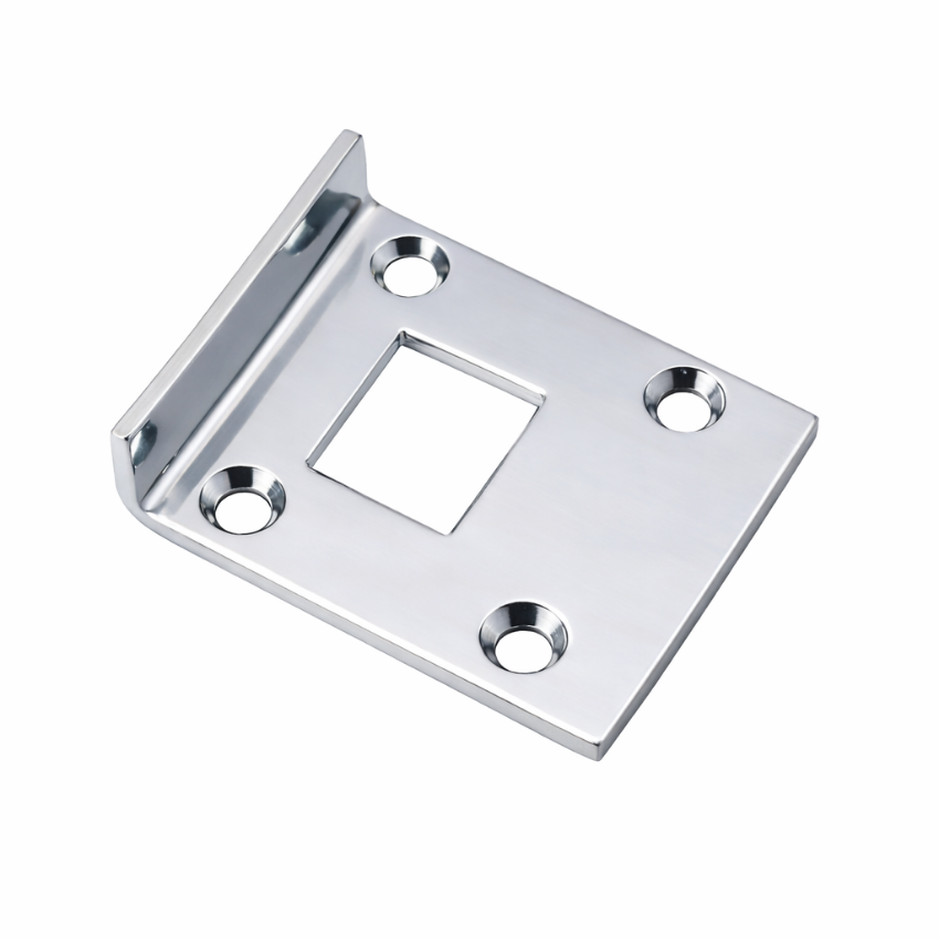 Von Duprin 473U Wood Frame Strike in US26 Bright Chrome