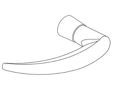 Von Duprin 050740 #16 Lever for 994/996 RMV L/L-BE trim