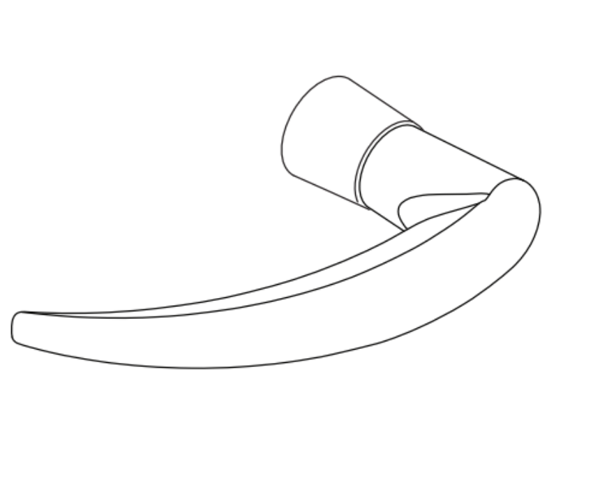 Von Duprin 050740 #16 Lever for 994/996 RMV L/L-BE trim