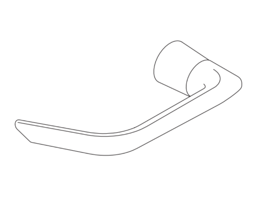 Von Duprin 044003 ME2RH Lever Kit for 996 RMV L/L-BE Trim