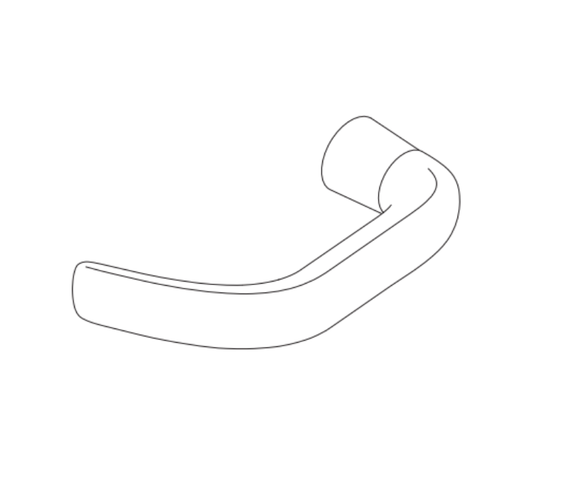 Von Duprin 044004 ME3LH Lever Kit for 996 RMV L/L-BE trim