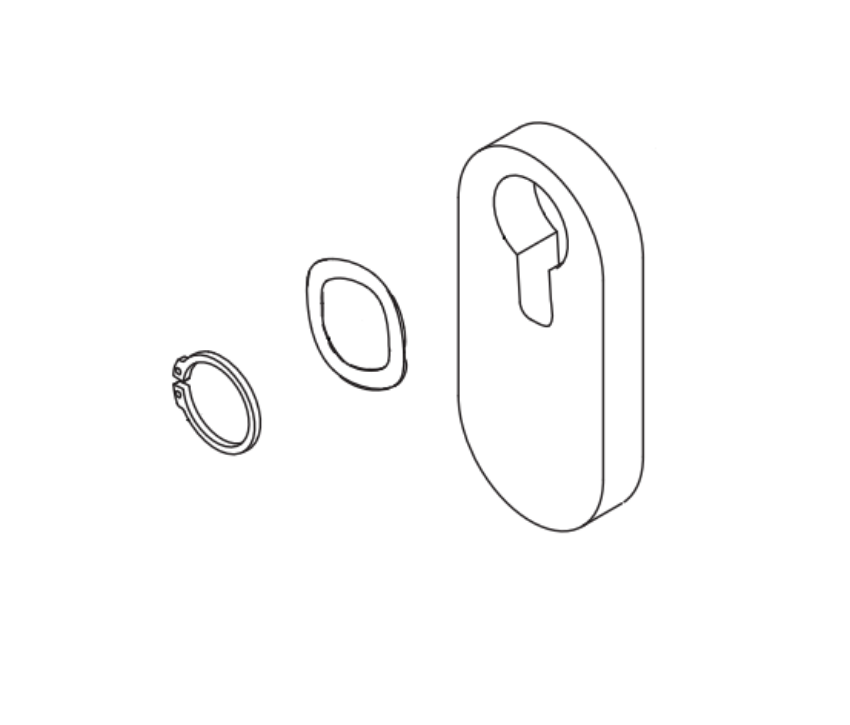 Von Duprin 044020 996L-DT/NL Retaining Plate Kit