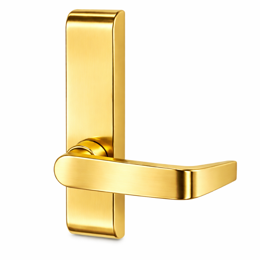 Von Duprin 373L-BE Lever Blank Escutcheon US3 Bright Brass