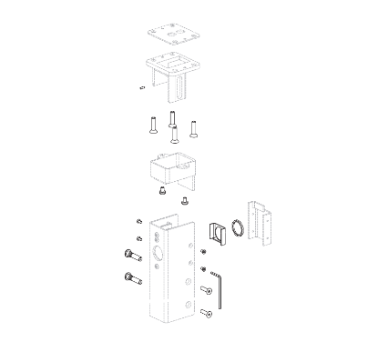 Picture of 900410, KR9854/9954 Mullion Mounting Package